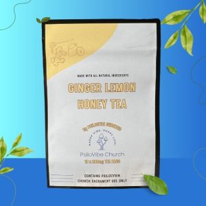 Ginger Lemon Honey Tea Ceremony - 200mg Tea Bags